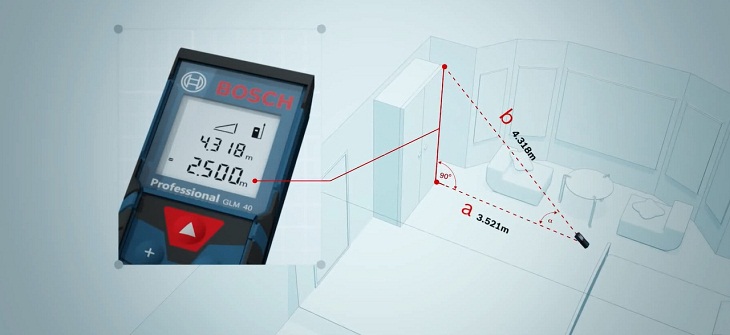 Máy đo khoảng cách lazer Bosch