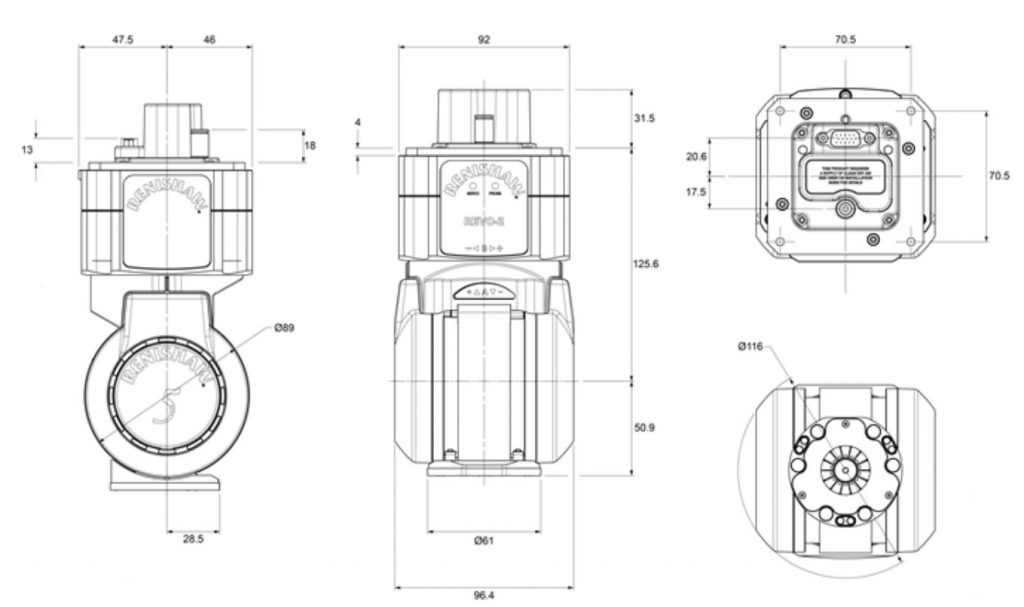 Cấu tạo renishaw Revo