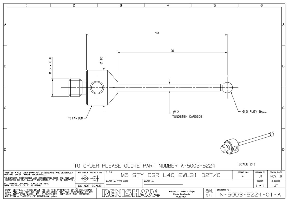 bản vẽ kim đo A-5003-5224