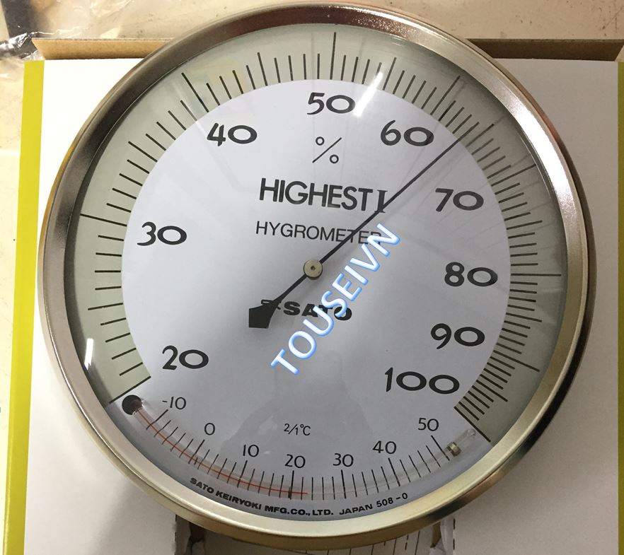 Đồng hồ đo nhiệt độ độ ẩm 7540-00 của Sato