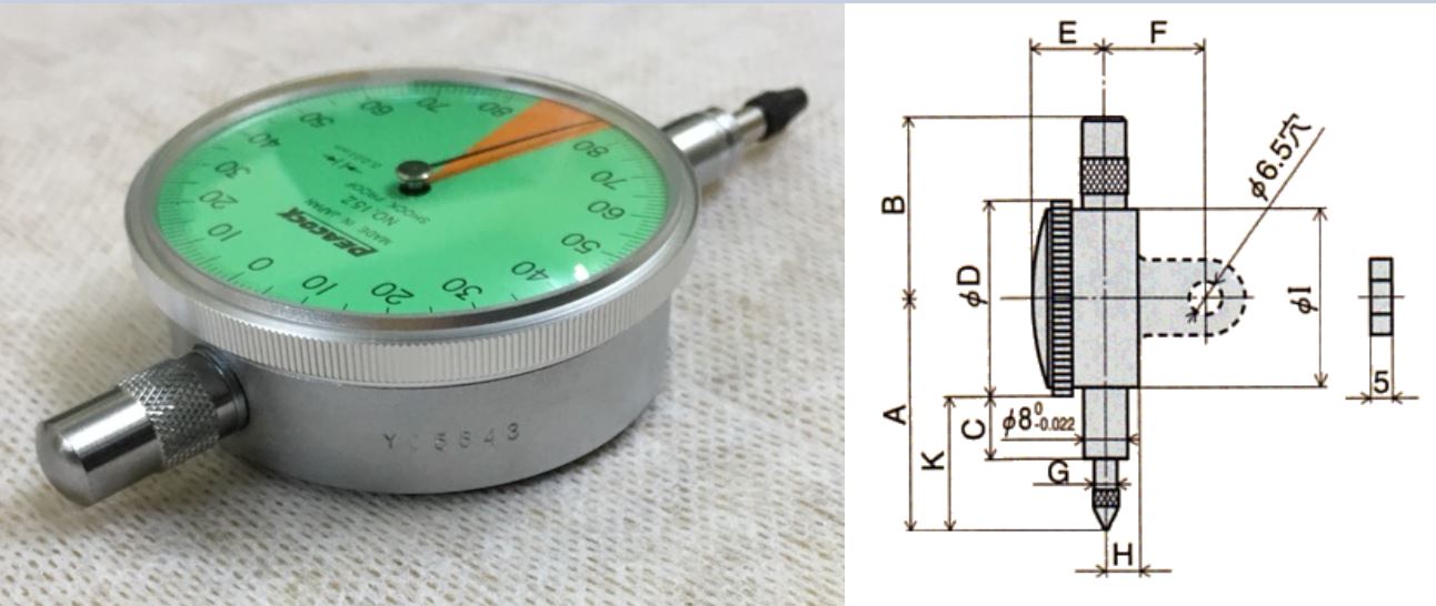 Cấu trúc đồng hồ đo lực - Peacock Dial Gauge