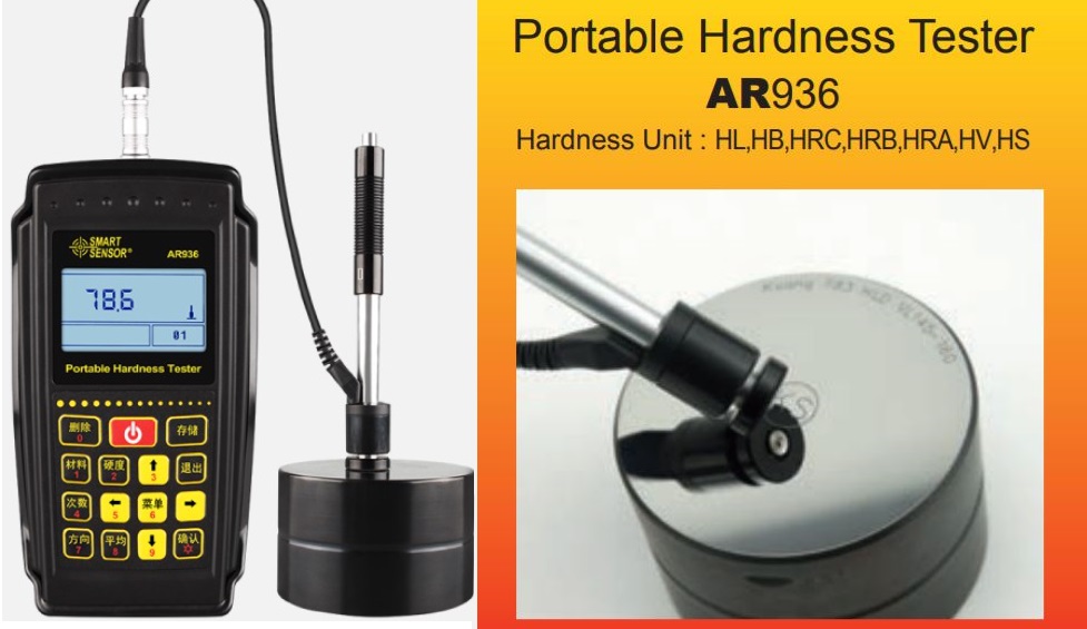 Máy đo độ cứng kim loại AR936 - Portable Hardness Tester Smart Sensor