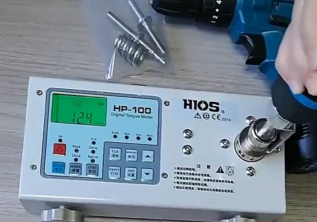 Test Máy đo lực mô men xoắn vít Digital Torque Meter HP-100 HIOS
