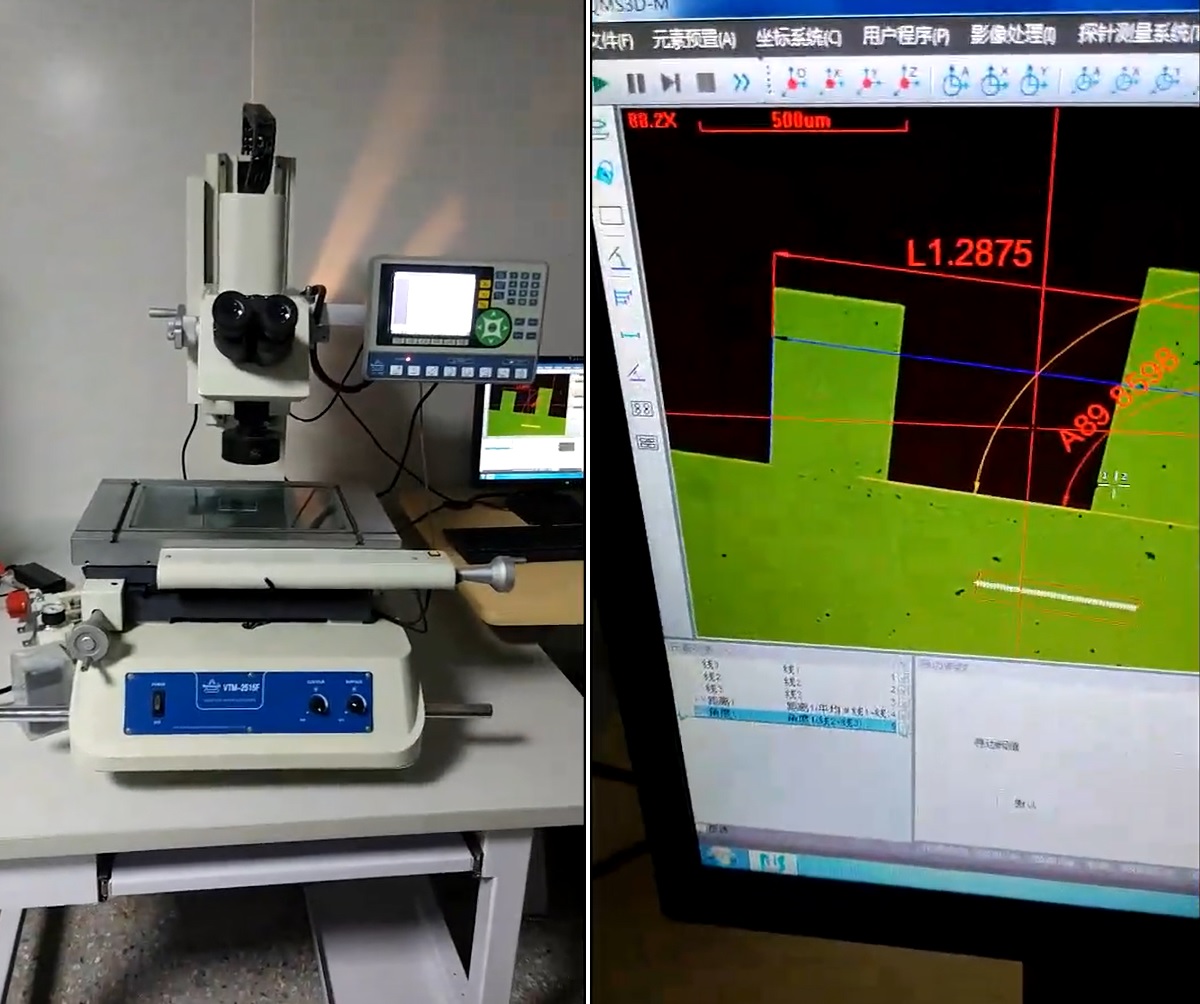 Tổng quang bên ngoài của máy đo tọa độ kính hiển vi VTM-1510G Rational
