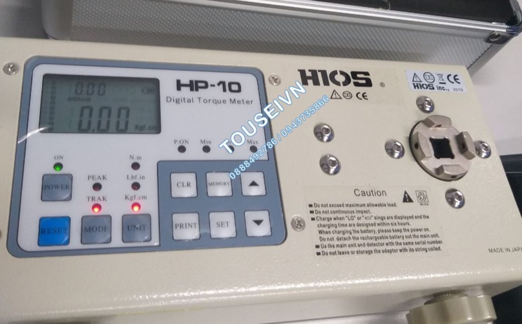 Máy đo mô men xoắn HP-10 Hios Digital Torque Meter 0.015-1.00Nm