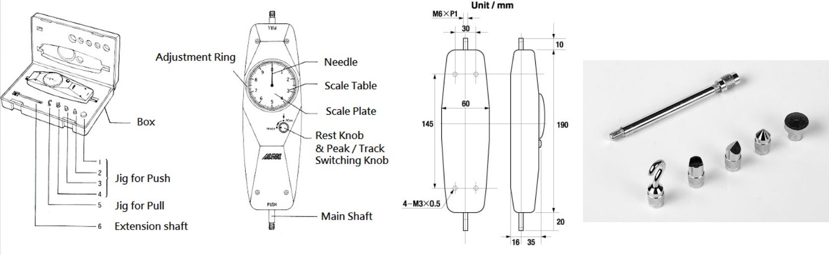 Cấu trúc máy đo lực NK- Algol