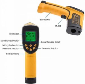 THIẾT BỊ ĐO NHIỆT ĐỘ HỒNG NGOẠI SMARTSENSOR AR842A+